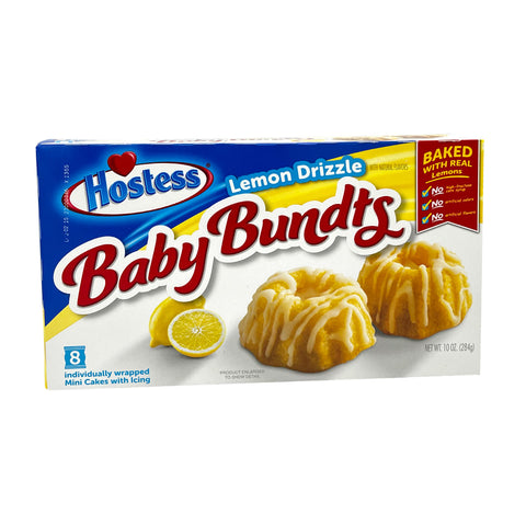 Hostess Baby Bundts Lemon Drizzle 8-Pack - 284g