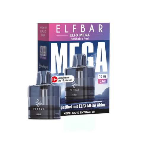 Elfbar Elfx Mega Pod 10 ml 0,6/0,8 Ohm