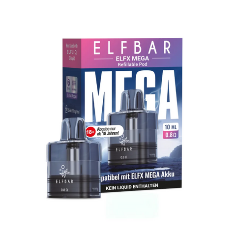 Elfbar Elfx Mega Pod 10 ml 0,6/0,8 Ohm