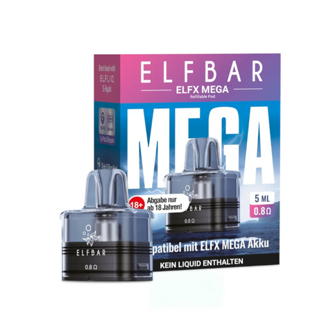 Elfbar Elfx Mega Pod 5 ml 0,6/0,8 Ohm