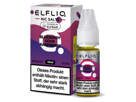 Elfliq - Blueberry Sour Raspberry Nikotinsalz Liquid 10ml