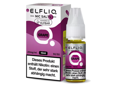 Elfliq - Grape Nikotinsalz Liquid 10ml