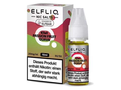 Elfliq - Kiwi Passion Fruit Guava Nikotinsalz Liquid 10ml