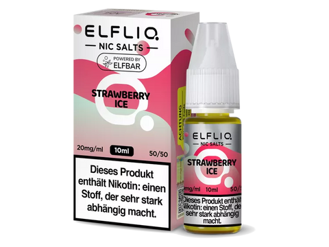 Elfliq - Strawberry Ice Nikotinsalz Liquid 10ml