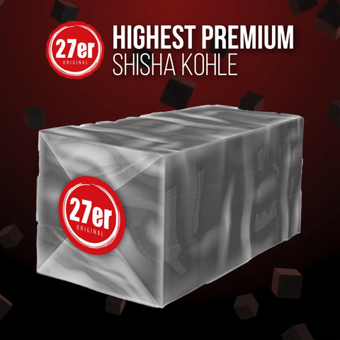 Shisha Kohle 27er Original - Cubes27 - 1kg