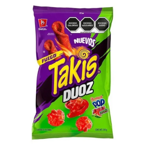 Takis Duoz Fuego & Pop Chilix Sandia 250g