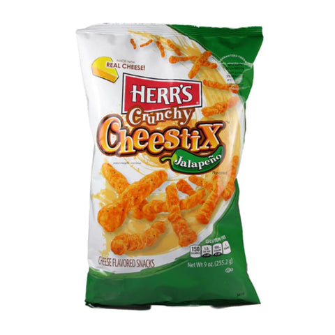 Herr´s Crunchy Cheestix Jalapeno Chips 227g